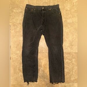 Levi's High Rise Black Jeans